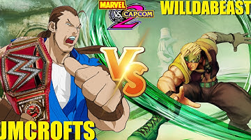 MvC2 Mvci Umvc3 JMCROFTS vs WILLDABEAST Low Mid Tiers pt 4