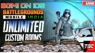 BATTLEGROUNDS MOBILE INDIA LIVE | FREE UNLIMITED ROOMS 1000 UC GIVEAWAY | BGMI LIVE PUBG LIVE IOS