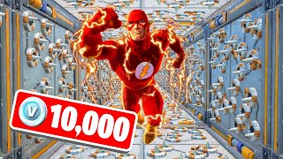 Finish This FLASH DEATHRUN To WIN 10,000 V-BUCKS! (Fortnite)