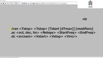 LTspice - Introduction, basic analysis, how to, comparision to PSPICE