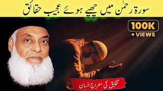 Surah Rahman ki fazilat | Dr Israr Ahmad | to tum apne parvardigar ki kis kis naimat ko jhutlao gay