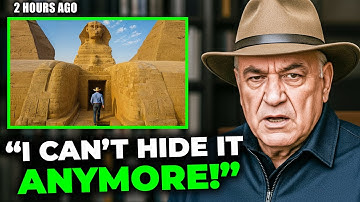 Before I Die, I Need To Tell The Truth — Zahi Hawass Reveals What’s Hidden Beneath the Sphinx