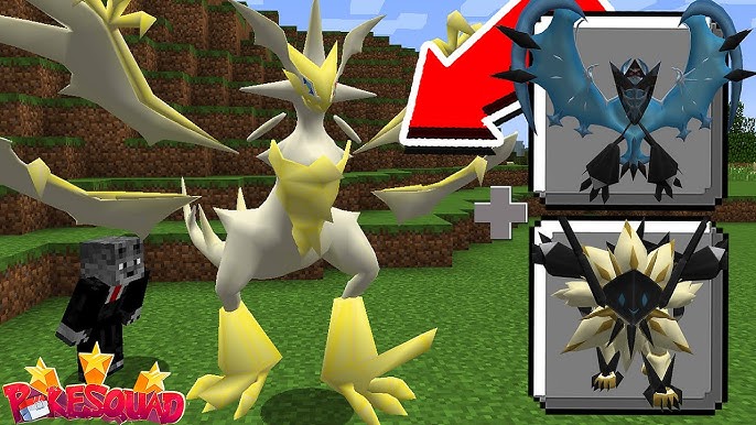 Minecraft Pixelmon FUSÃO DE LUNALA E NECROZMA COMO FAZER A FUSÃO DOS