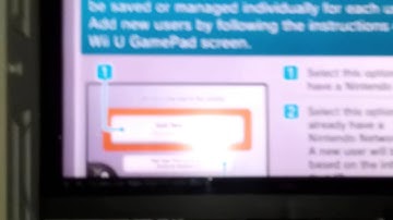 Nintendo Wii U First Start Up
