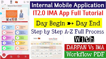 IT2.0 IMA App Full Process from Day Begin to Day End | Internal Mobile Application A-Z Workflow, DSS