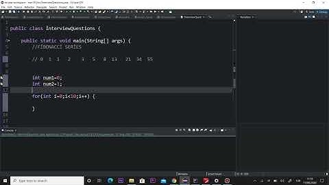 interview Questions  //  Fibonacci Series