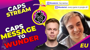 G2 Caps Message to FNC Wunder 🤫