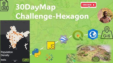 #30daymapchallenge  | Density Maps with a Hexagonal Grid in QGIS