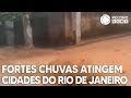 Chuvas preocupam cidades do interior do Rio de Janeiro