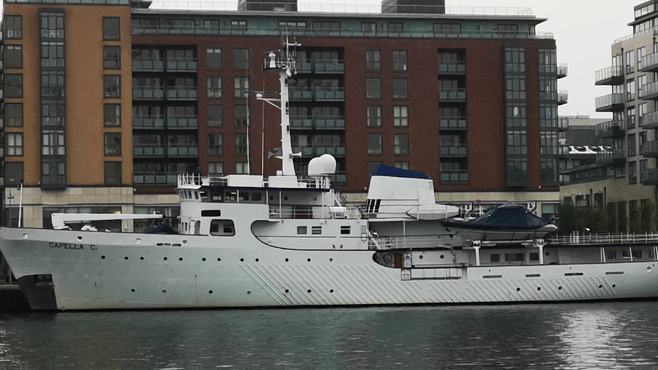 mega yacht in dublin