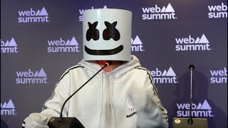 Marshmello, fake presents on Web Summit by The Yes Man