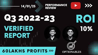 Q3 2022-23 Performance Review | 60 Lakh Profit