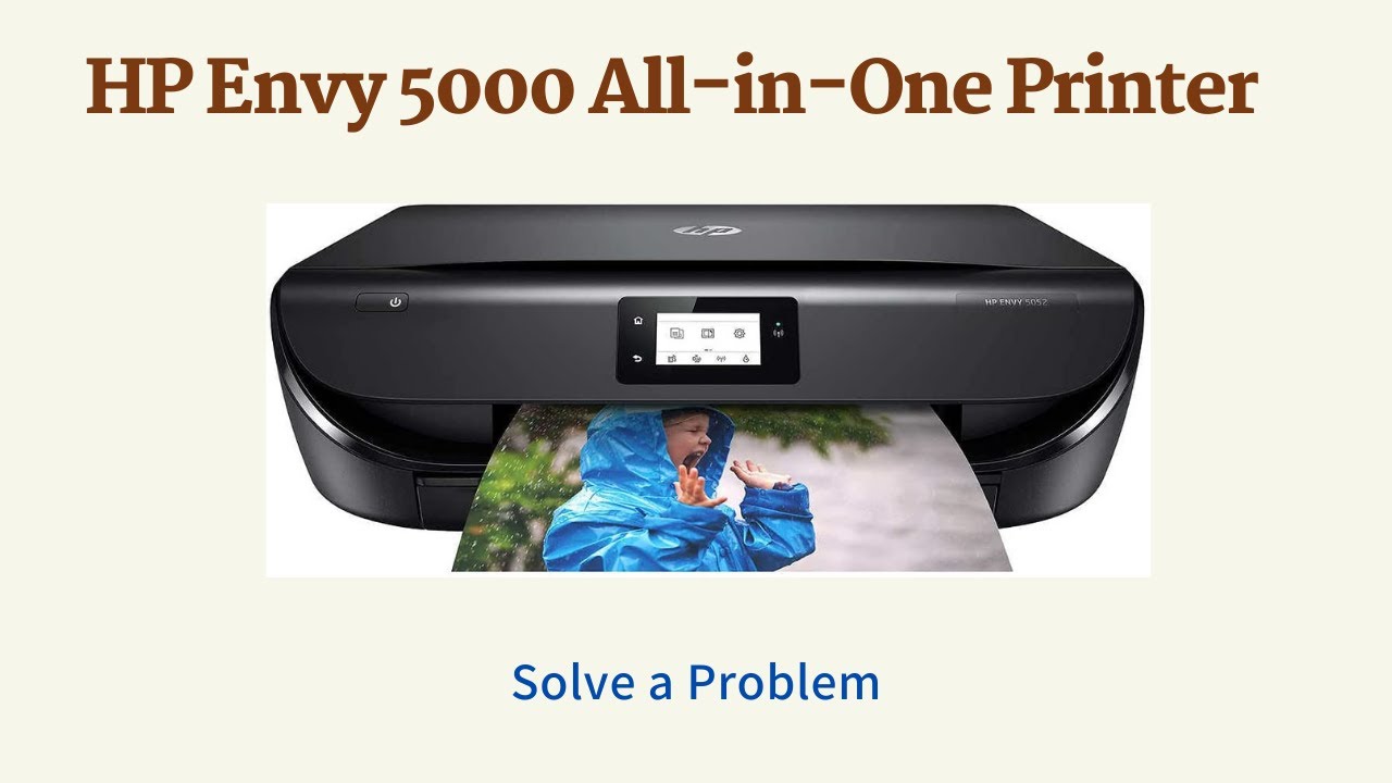 absorberende Cyberplads seksuel Solving various Problems in HP Envy 5000 All-in-One Printer - YouTube