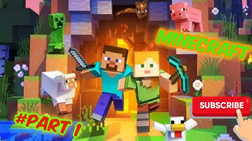 #part 1 Minecraft mein lucky spawn Mila 😜