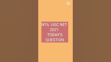 NTA UGC NET COMMERCE 2021 most expected questions and answers#short