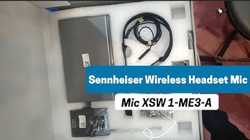 Best Sennheiser Wireless Microphone System | XSW 1-ME3-A Headset Mic | Techprincex