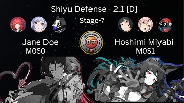 NEW Shiyu Defense 2.1 [D] | M0S0 Jane Doe 💥 & M0S1 Miyabi ❄️ | Zenless Zone Zero