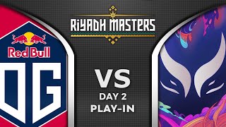 OG vs XTREME - EU vs CHINA PLAY-IN - RIYADH MASTERS 2023 Dota 2 Highlights