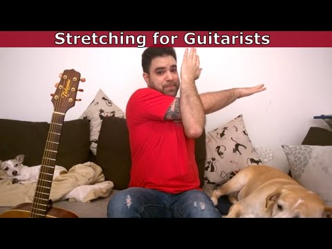 8 Stretching Exercises For Guitar Players u0026 Other Tips - Tutorial Lesson