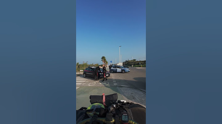 Carabinieri and Polizia parked on the bike lane!