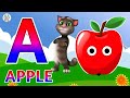 Phonics Song 2 with TWO Words in 3D -A Airplane - Alphabet Song #abc #nurseryrhymes #colour