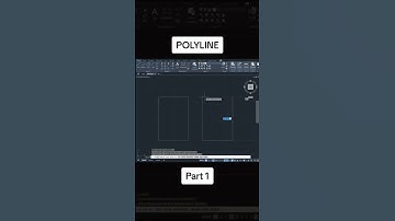 AutoCAD - POLYLINE pt.1 #shorts #autocad #tutorial