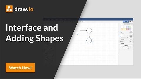How to use the draw.io interface in Atlassian Confluence and add shapes to your diagram