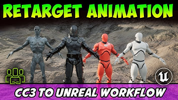 Retarget Animation from CC3 to Unreal - (make Movies in unreal Pt 2)