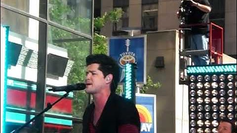 For The First Time - The Script (Today Show 6/10/11)