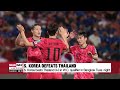 Lee connects with Son in S. Korea's win over Thailand