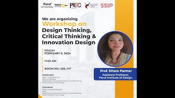 Workshop on Design Thinking, Critical Thinking and innovation Design