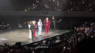 EXO Chen Suho Chanyeol singing Lights Out during MENT (EXplOration in Manila Day 1 082319)