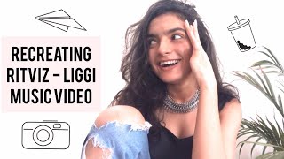 I RECREATED RITVIZ - LIGGI MUSIC VIDEO | A QUARANTINE VERSION | VIDISHA KUMBLE