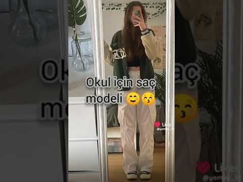 okul için saç modeli ( çok güzel)@softy._.jennie  #shorts