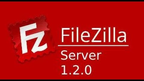 วิธีการติดตั้ง FileZilla Server version 1.2.0