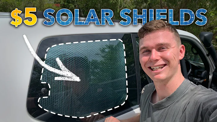 $5 DIY Solar Shields for your Car - KEEP YOUR CAR COOL 🥶 & QUIET 🤫