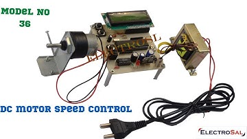 DC MOTOR SPEED CONTROL //Engineering / electrical / electronic / diploma /project