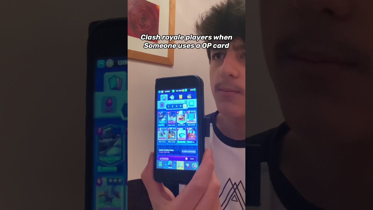 Clash Royale Players When Someone Uses A OP Card