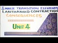 Consequences of Lanthanoid Contraction/Inner Transition Elements TN 12 th STD /Explanation in TAMIL