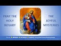 Pray the holy rosary the joyful mysteries  monday saturday sundayadventchristmas