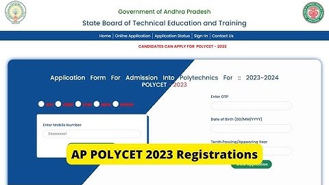 HOW TO APPLY AP POLYCET 2023 || Full video.. website links..