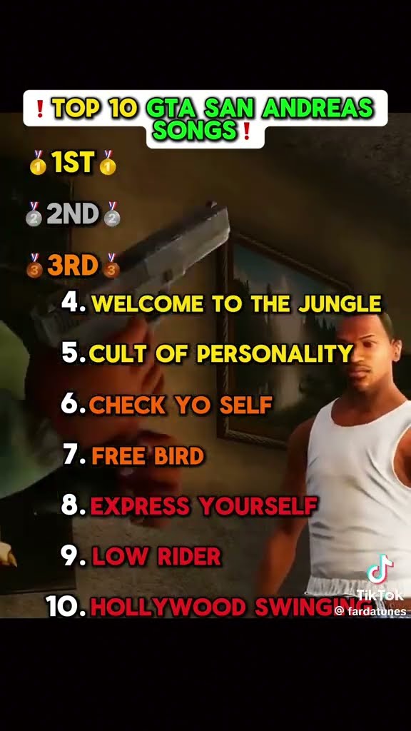 Gta Top Best Songs GTA San Andreas YouTube Oardefault 