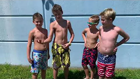 Pool Neff Grandkids year 2