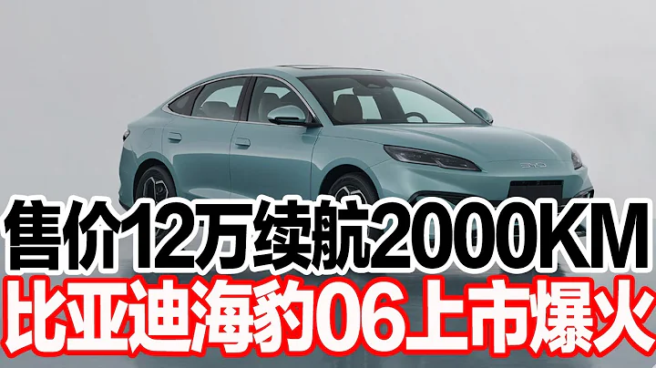 售價12萬續航2000KM，比亞迪海豹06上市爆火 - 天天要聞