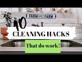 10 CLEANING HACKS YOU NEED TO KNOW