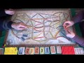 Ticket to Ride - играем в настольную игру, board game