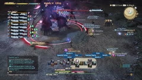 FFXIV Ruby Weapon (AST POV)