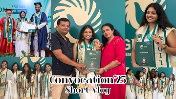 Convocation Short Vlog | Gitam Hyderabad | Architecture Graduate | Keerthana Girish