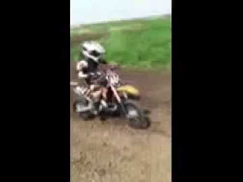 Dylan Hummel on a KTM 65