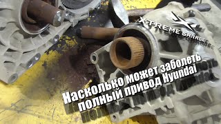 Насколько может заболеть полный привод Hyundai